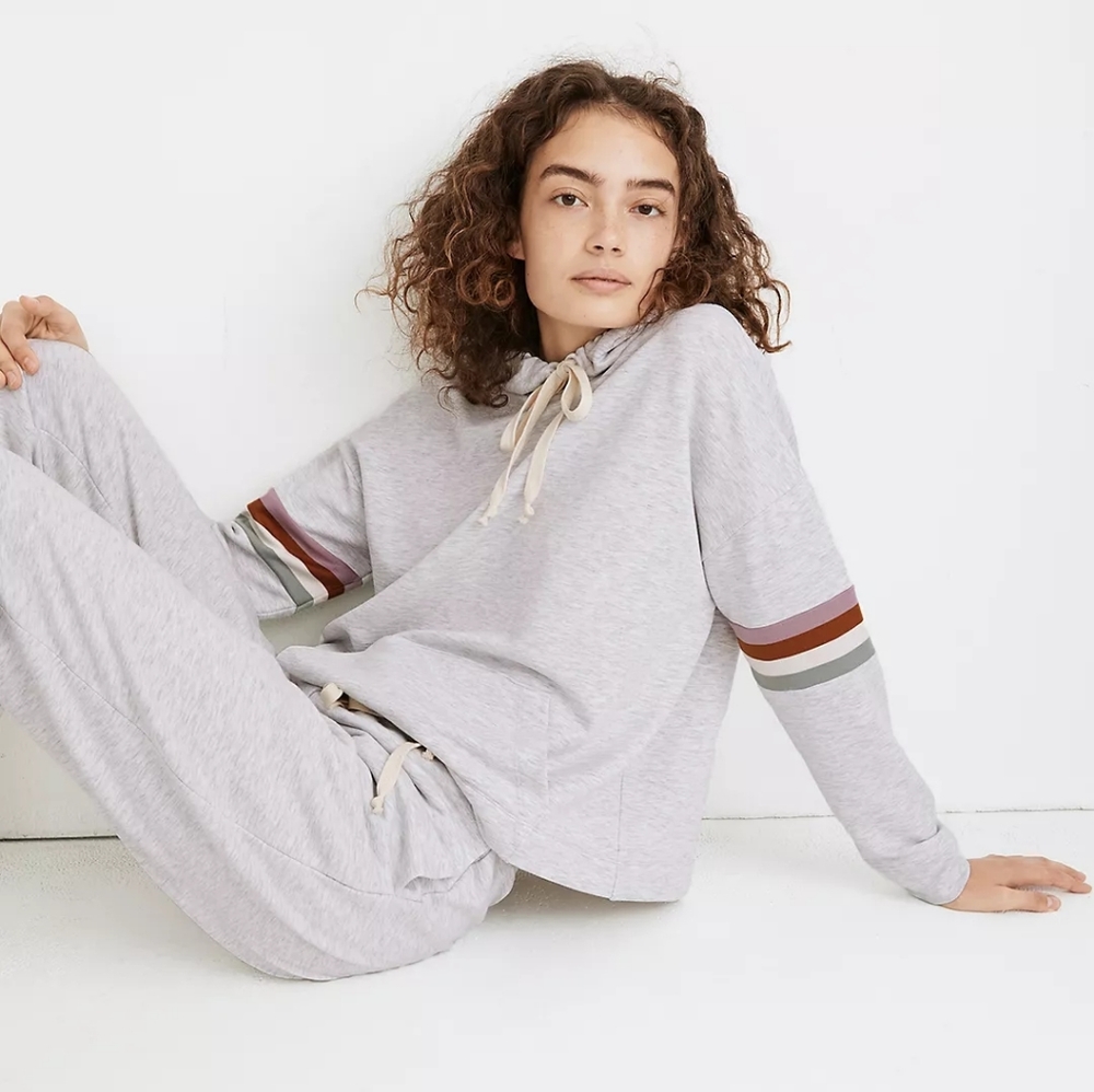 Madewell Superbrushed Easygoing Hoodie Sweatshirt